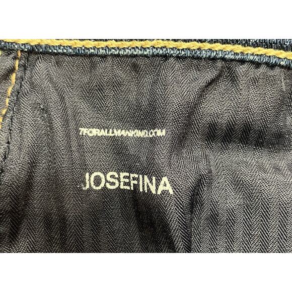7 For All Mankind Josefina Button Fly Jeans Women’s Size 26 - Picture 11 of 14